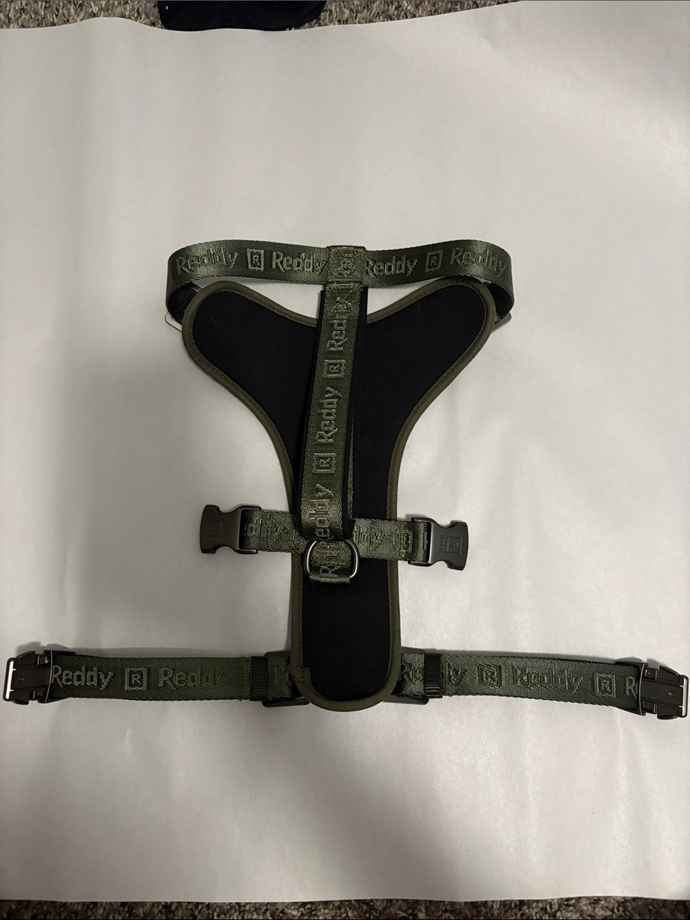Reddy olive green dog harness - Picture 3 of 6